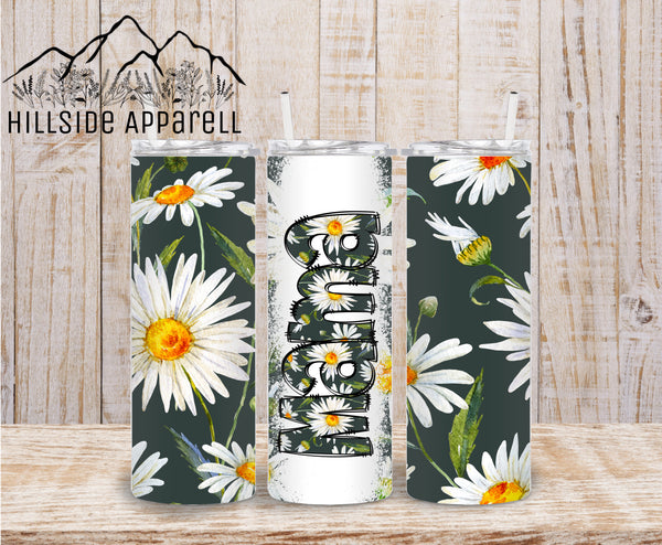 Daisy Mama Floral Tumbler