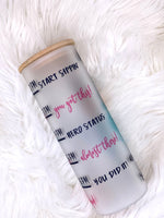 Nurse Hydration Frosted Tumbler