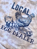 Local Egg Dealer Tye Dye Hoodie/Tee/Tank