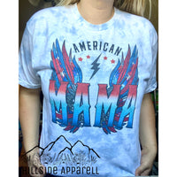 American Mama 4th of July Tye Dye Tee