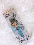 Nurse Hydration Frosted Tumbler