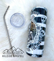 Iced Or Hot Skull Coffee Tumbler