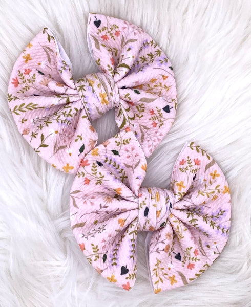 Floral Hair Bow