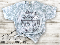 Adventure Awaits Tye Dye Tee