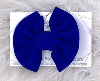 Dark Blue Hair Bow