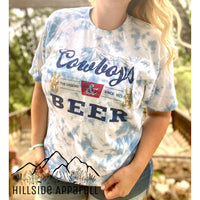 Cowboys And Beer Tye Dye Tee