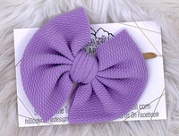 Light Purple Hair Bow