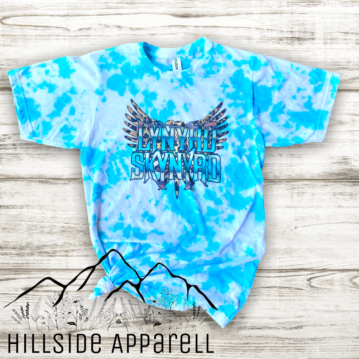 lynyrd skynyrd t shirt tie dye