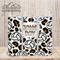 Game Day Volleyball Tumbler