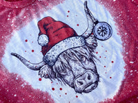 Christmas Cow Bleach Tee