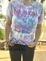 Def Leppard Plum Blossom Tye Dye Tee