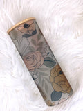 Floral Frosted Tumbler