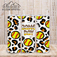 Game Day Softball Tumbler