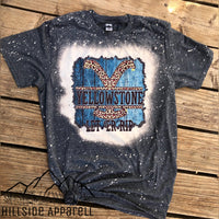 Yellowstone Bleach Tee, Let Er Rip