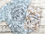 Adventure Awaits Tye Dye Tee