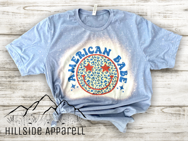 American Babe Retro Bleach Tee