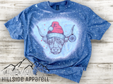 Christmas Cow Bleach Tee