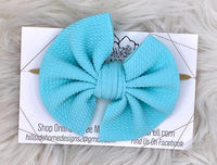 Baby Blue Hair Bow