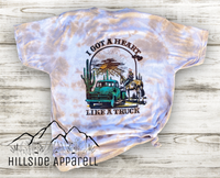 Heart Like A Truck Lainey Wilson Tye Dye Hoodie/Tee/Tank