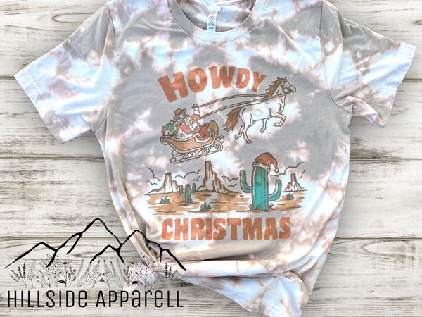 Howdy Christmas Bleach Tee